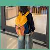 Koreanstyle Backpack Kids Colorblock  Student Bag Travel School Backpack