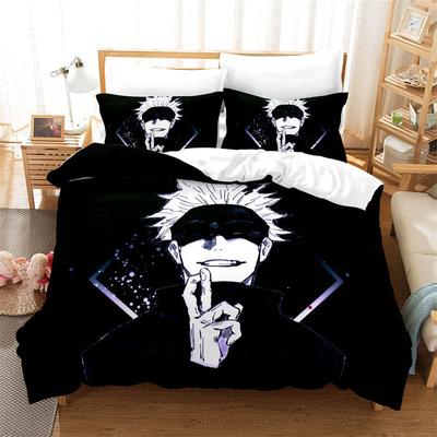 Animation Three-Piece Quilt Cover 3D Digital Printing Bedding Set Bed Cover