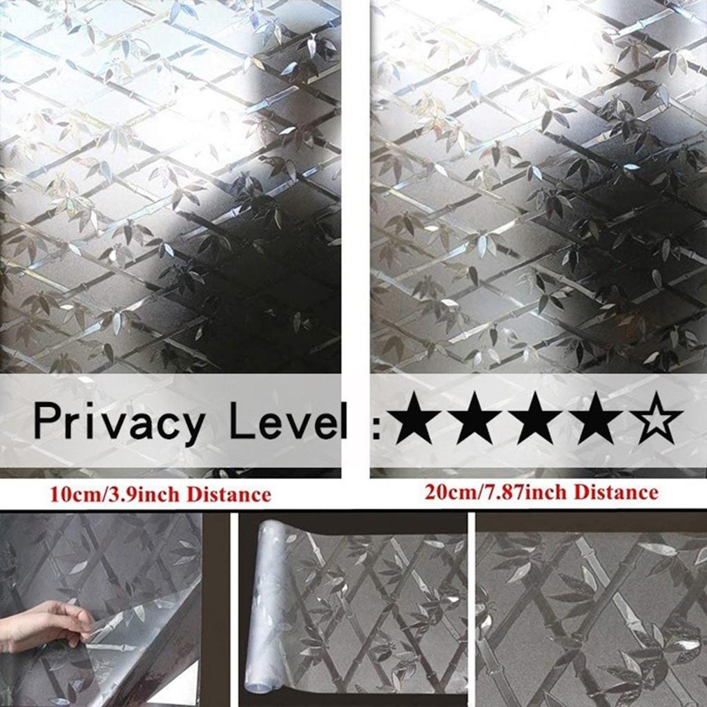 45*100CM Glass Film Casement Clings Film PVC Privacy