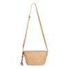 Summer high-end commuting niche mobile phone crossbody small bag women's new woven pattern bucket bag tide