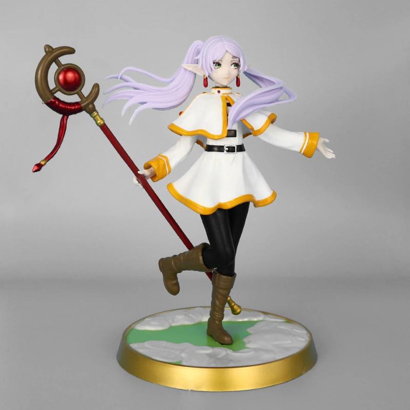 Beautiful Girl Frieren Beyond Journey'S End Anime Merchandise Standing Pose Frieren Figure 2D Mage Small Sculpture Decoration