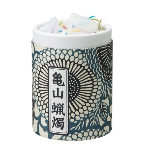 Kameyama Wayu 10-Minute Candles (Five-Colored Wick), Approx. 116 Candles
