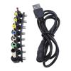 USB 5V į DC9V 12V Maitinimo Kabelis Maršrutizatoriams Garsiakalbiui USB į DC5.5x2.5mm 8 Adapteriai Įkrovimo Kabelis Maitinimo Laidas