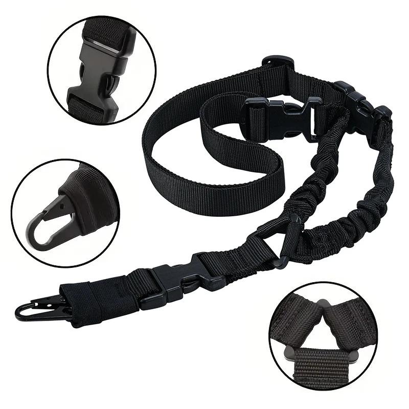Tactisch Harness voor Buitengebruik met Eén Punt, Unisex CS Pistool Touw, Camouflage Crossbody Veiligheidstouw, Jacht Sporten Riem