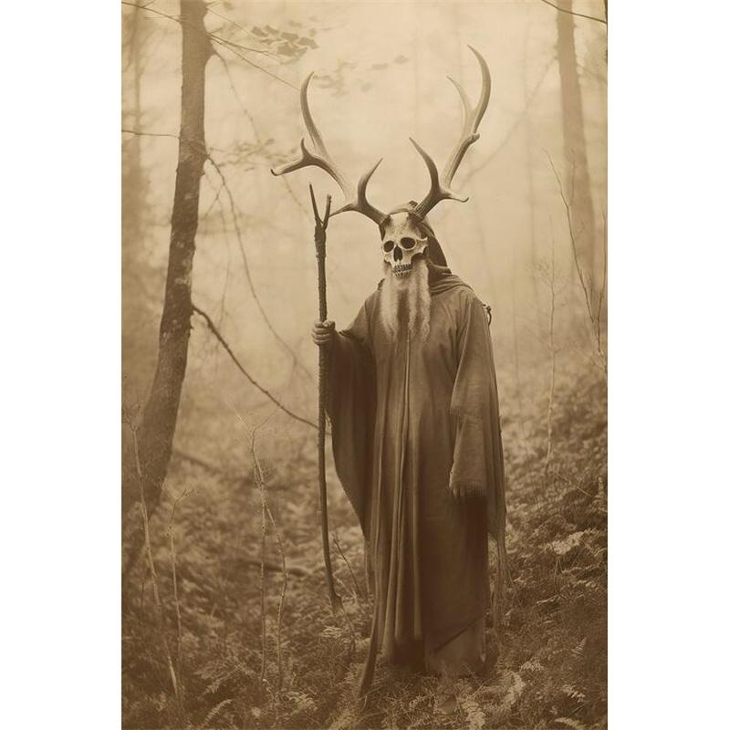 DIY Diamantmalerei Dark Academia Art Groteske Ästhetik Kreuzstichset Mosaikkunst Diamantmalerei Vollkreis Diamant Heimdekoration