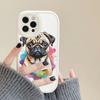 French Bulldog Dog Pug Phone Case Hard Leather For IPhone 16 15 14 13 12 Mini 11 14 Pro Max Xs X Xr 7 8 Plus Fundas