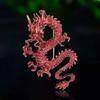 Enamel Chinese Dragon Brooches for Men Dragons Pins Event Party New Luxury Gifts Backpack Decoration Jewelry Clothes Accessories