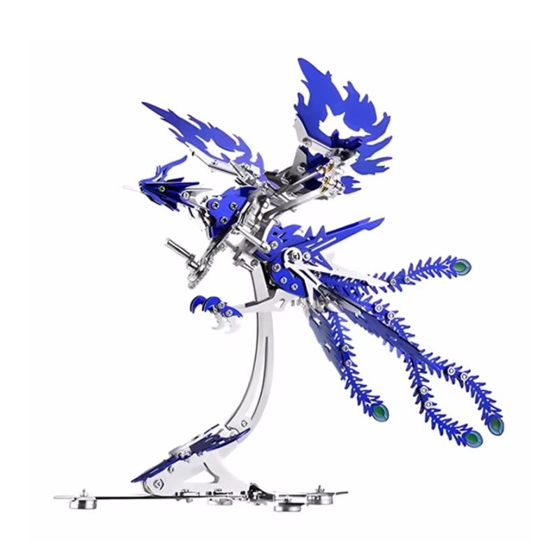 Детская головоломка Подарок взрослому 3D-головоломка Панк Механический Феникс DIY Креативная сборка Металлический модельный комплект