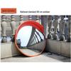 HD Wide-Angle Indoor/Outdoor Convex Mirror for Garage and Road Traffic Safety