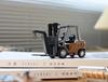 1/64 Remote-Controlled Alloy Forklift Engineering Vehicle Tabletop Toy Model Collection Gift For Boy Exquisite Birthday Gift