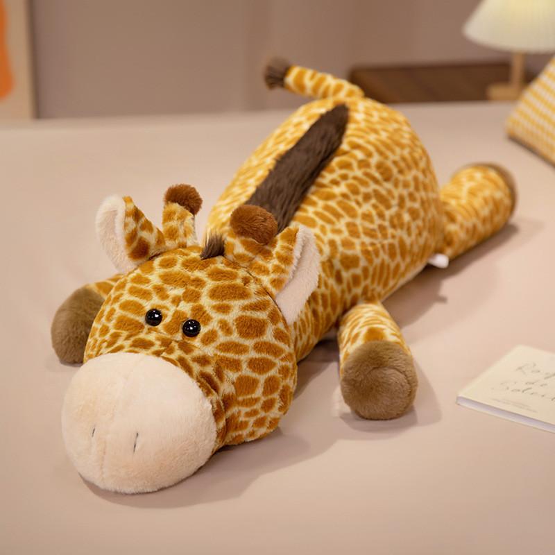 Plush Giraffe Cartoon Toy Animal Doll Childrens Birthday Gift Home Decoration