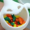 Miniature Halloween Ghost Candy Boxes with Fake Jelly Beans Spooky