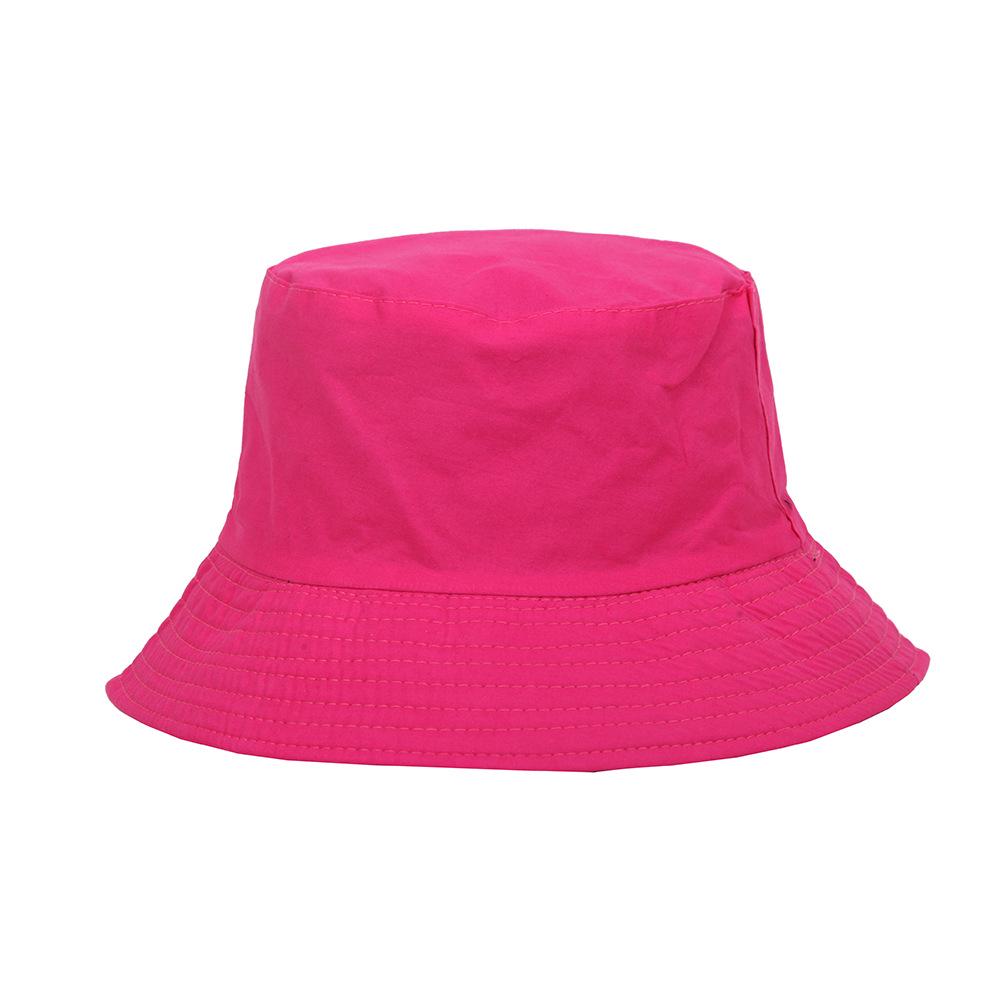Bestickter Baumwoll-Bucket-Hat für Männer & Frauen – Doppelseitiger Outdoor-Sonnenhut