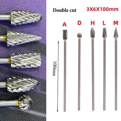 Milling Cutters Set Rotary Tools Solid Carbide Burrs