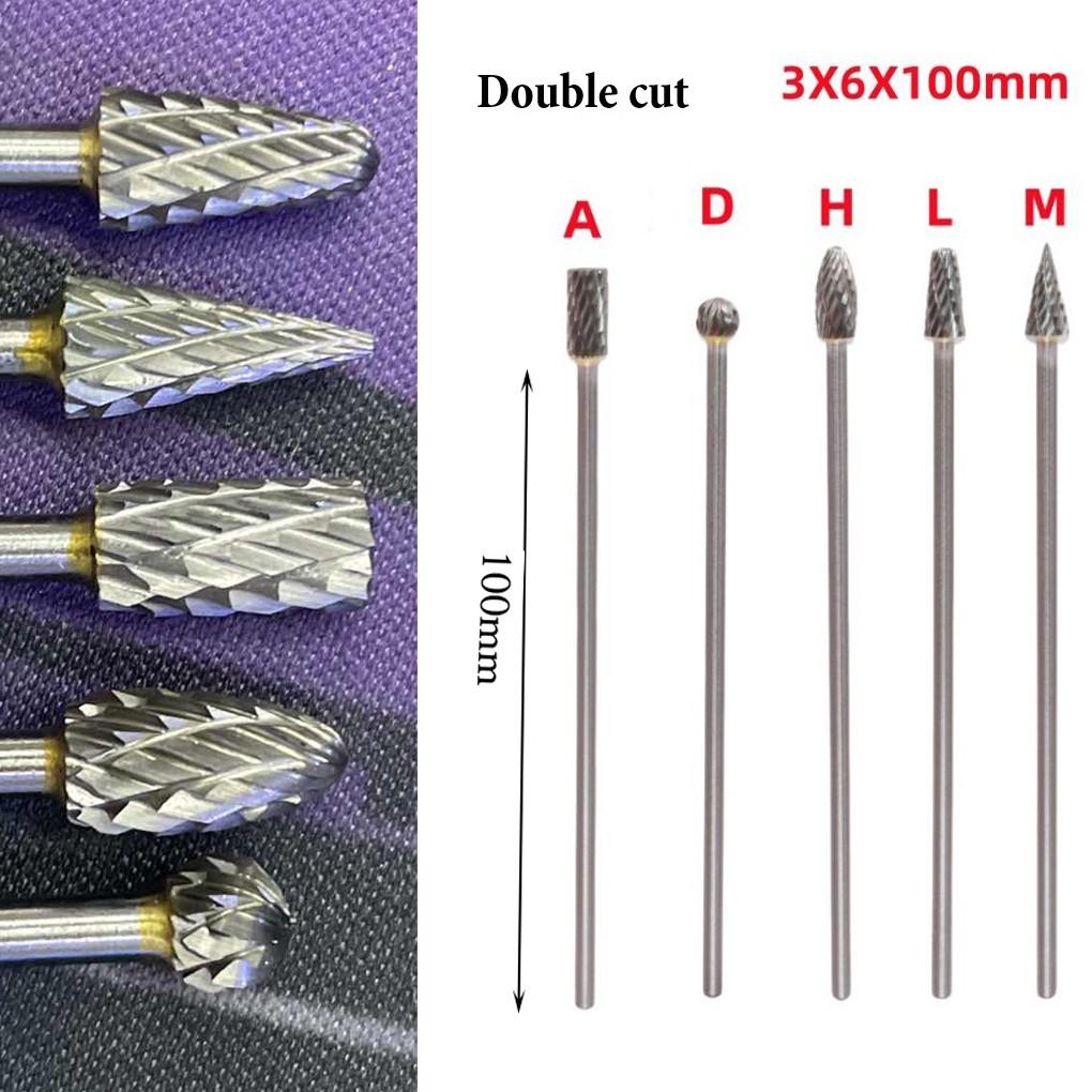 

Milling Cutters Set Rotary Tools Solid Carbide Burrs Deburring Cutters