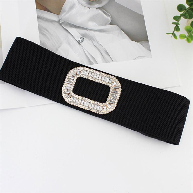 Women Wide Waist Stretch Cinch Girls Waistband Waist Seal Wide Belts