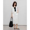 Women's Summer Cotton Workwear Vest & Skirt Set