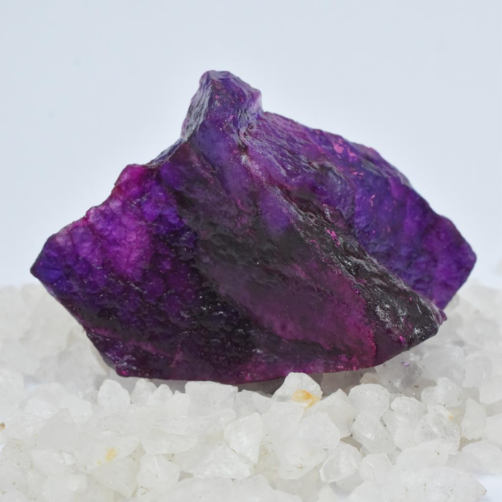 Purple Sapphire 226.10 Ct Uncut Raw Rough Natural CERTIFIED Loose Gemstone