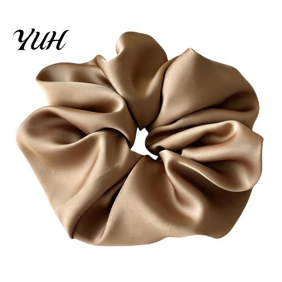 Premium Satin Hair Ties for Elegant Look Scrunchies, High Elasticity Women Girls, Non Slip Band, Scrunchies Solid Color Ponytail Holder, Styling