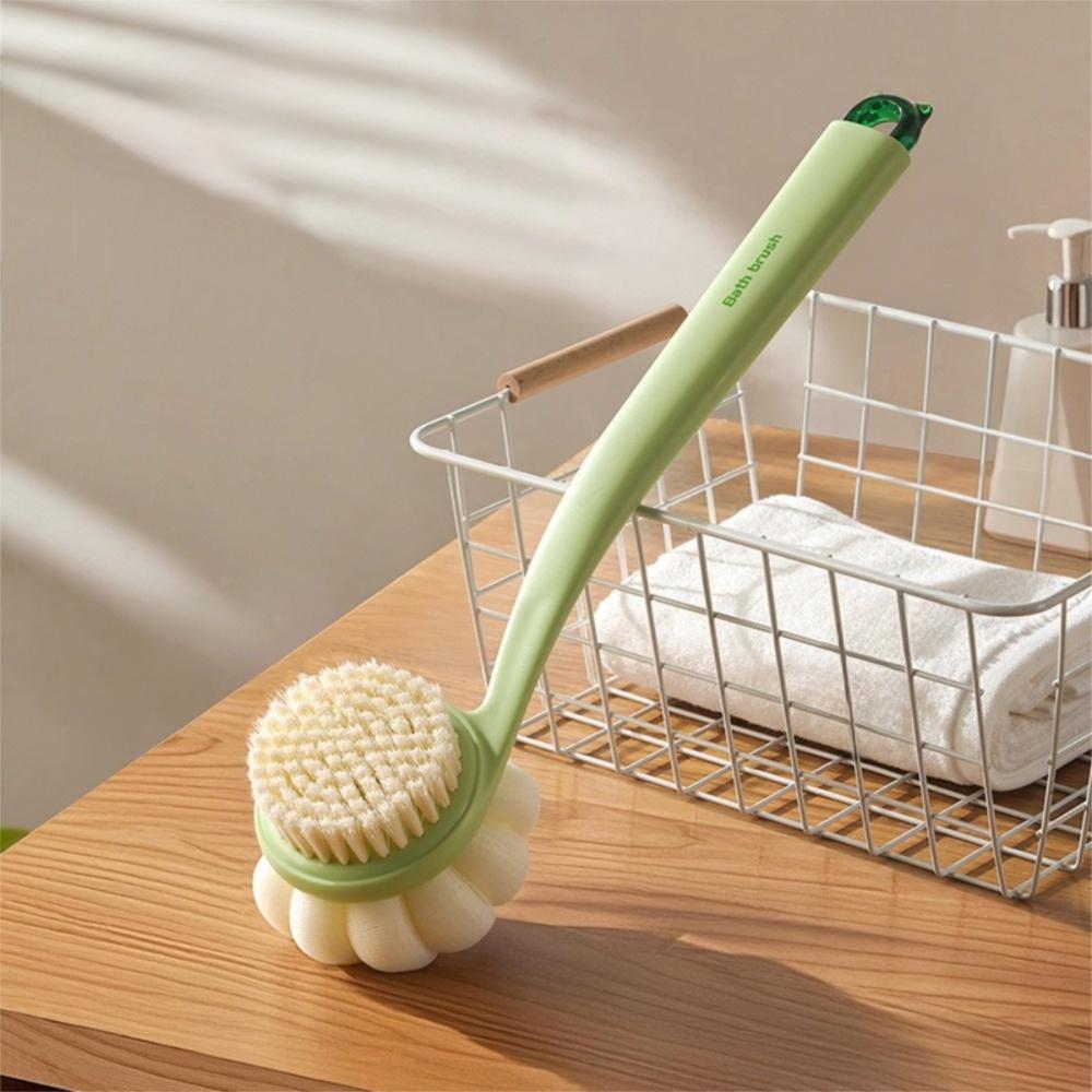 Long Handle Bath Brush Soft Bristles Back Scrubber Creative Shower Body Brush Skin Exfoliating