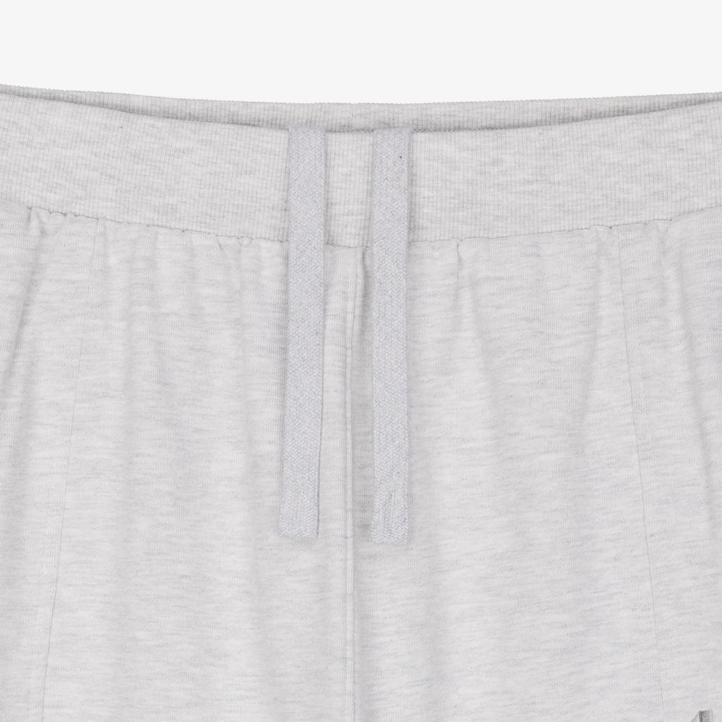 The North Face Digital Logo Embroidered Elastic Waist Cuffed Knit Sports Pants Unisex Pants Gray NP6KQ52K