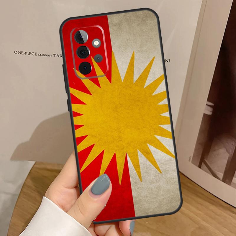 Yazidis Flag Case For Samsung Galaxy A55 A35 A15 A54 A34 A14 A33 A53 A13 A23 A17 A06 A16 A56 A36 A32 A52