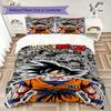 Goku Dragon Ball Threepiece Set 1 Duvet Cover 2 Pillowcase Without Core Without Core Bedding Set Soft And Comfortable