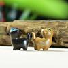 Kawaii Cat Desktop Figurine Mini Animal Doll Toy Micro Landscape Decor Animal Sculpture  Children