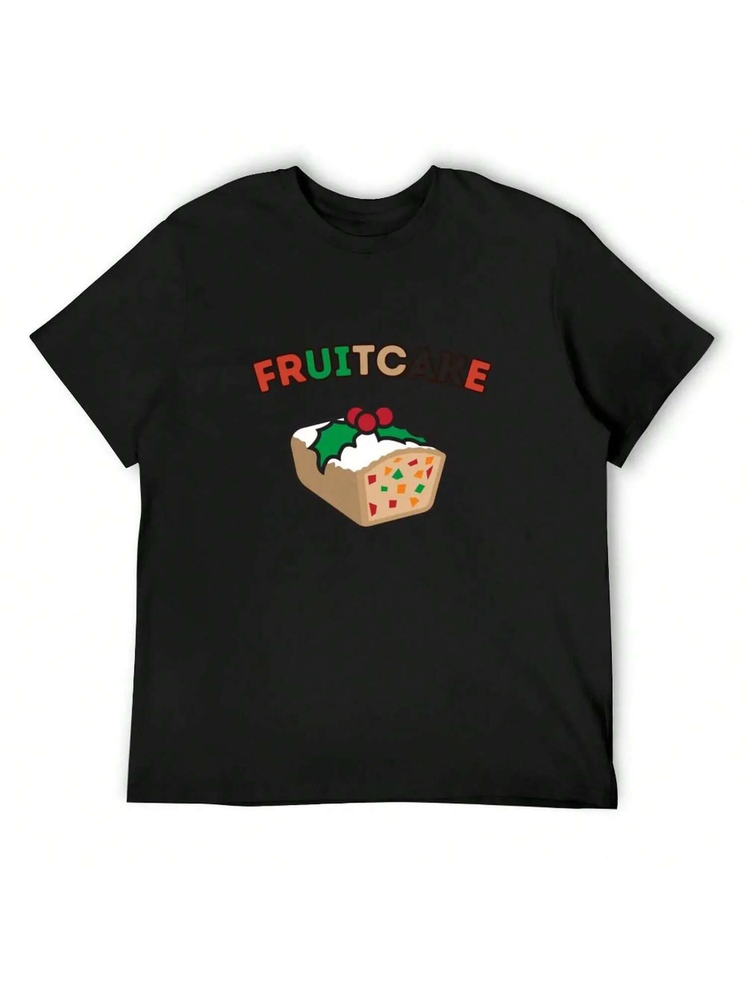 Fruitcake Lover, Christmas Fruitcake Sticker T-Shirt Man T Shirt Personalized T-Shirt Clothes Blue Lock Plain White T Shirts S разноцветный