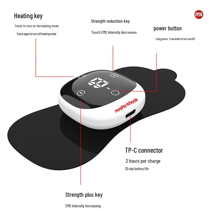 Morphyrichards Portable EMS Pulse Massager