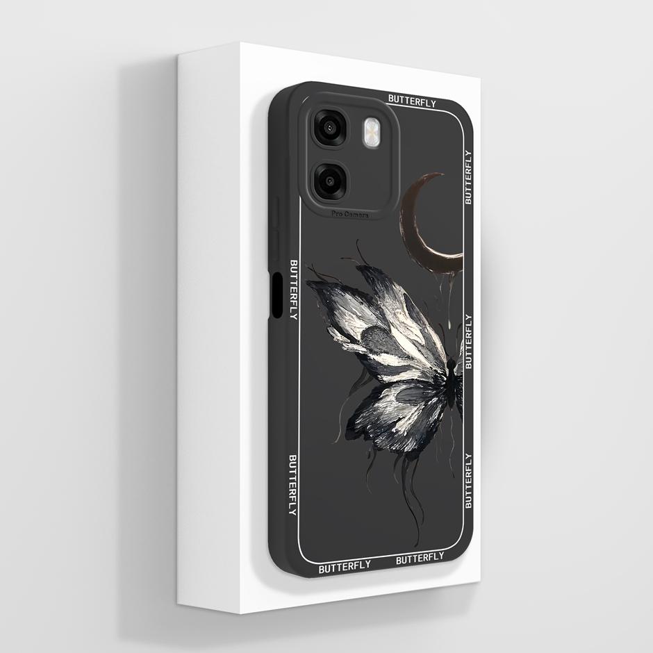 Cases For Oppo A6 A6x A6s 4G 5G Oil Painting Floral Liquid Silicone Shockproof Back Cover For OppoA6 A6x A6s Anti Scratch Fundas