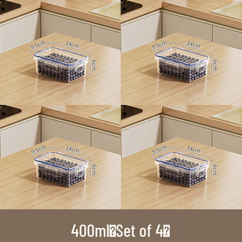 Food-Grade Glass Fridge & Freezer Storage Box