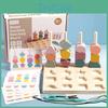 Geometric Wooden Shape Matching Color Recognition Threading Building Block