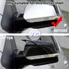 For Mercedes Benz A B Class W169 A160 W245 2008-2012 Sticker Carbon Black Side Rearview Mirror Cover Caps Shell Lid