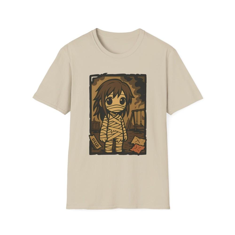 

Unisex Softstyle Sad Mummy Girl T-Shirt - Haunted, Streetwear M