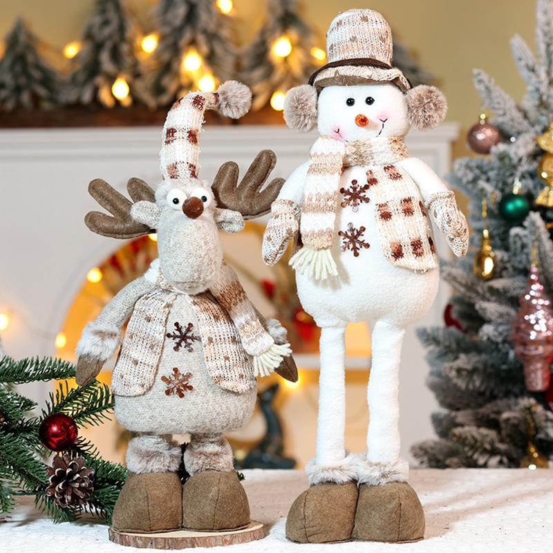 1PC Retractable Decorations for Home Christmas New Year Decorations Tabletop Display