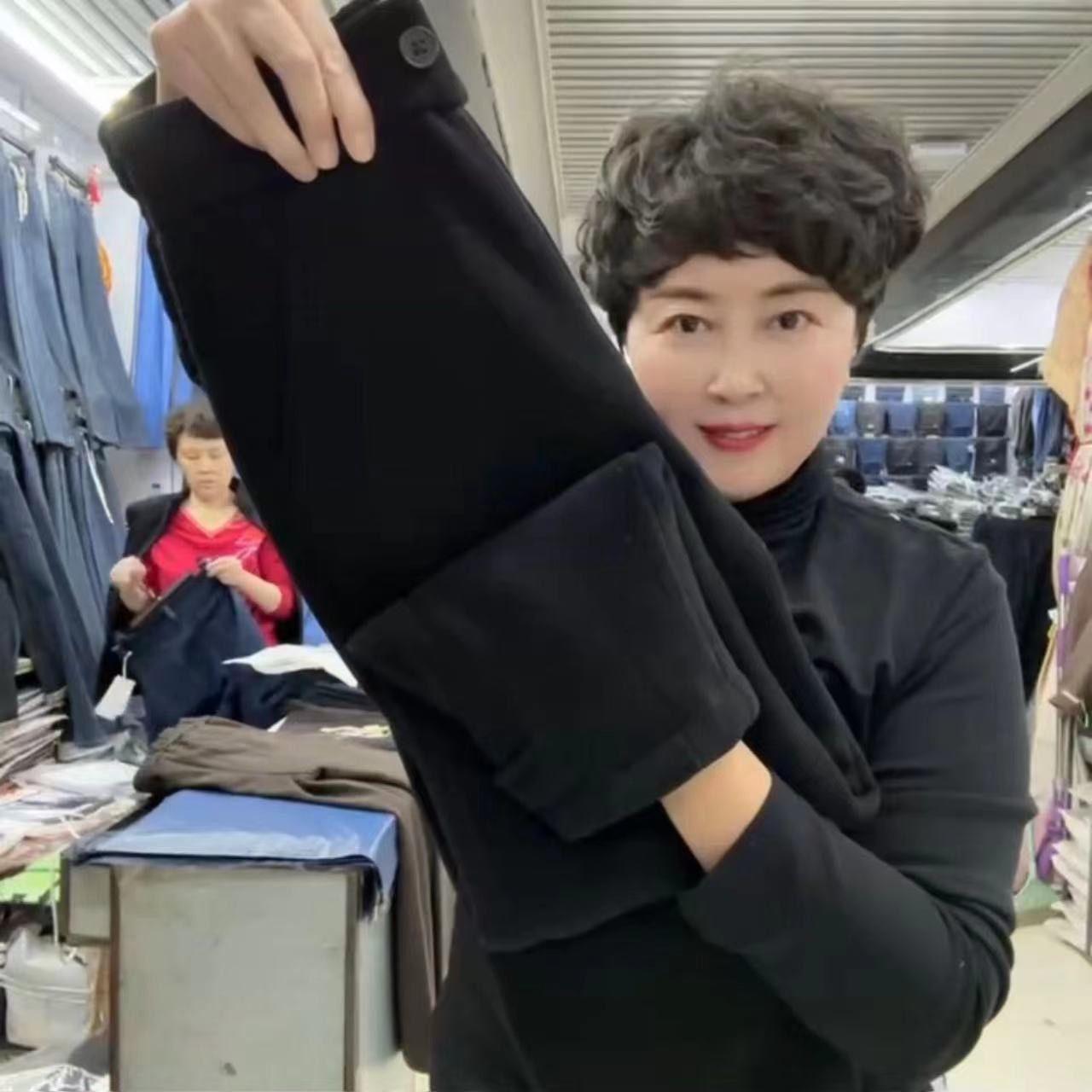 

Petite Women s Fleece-Lined Winter Harem Pants - Stylish and Versatile for Moms 3XL (146-160 kg)