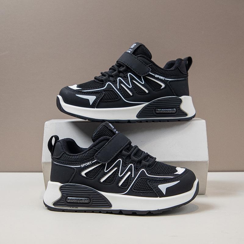 Children's Mesh Sneakers 2025 Autumn New Soft-soled Non-slip and Breathable Fashion Versatile Medium and Older Children's Casual Shoes