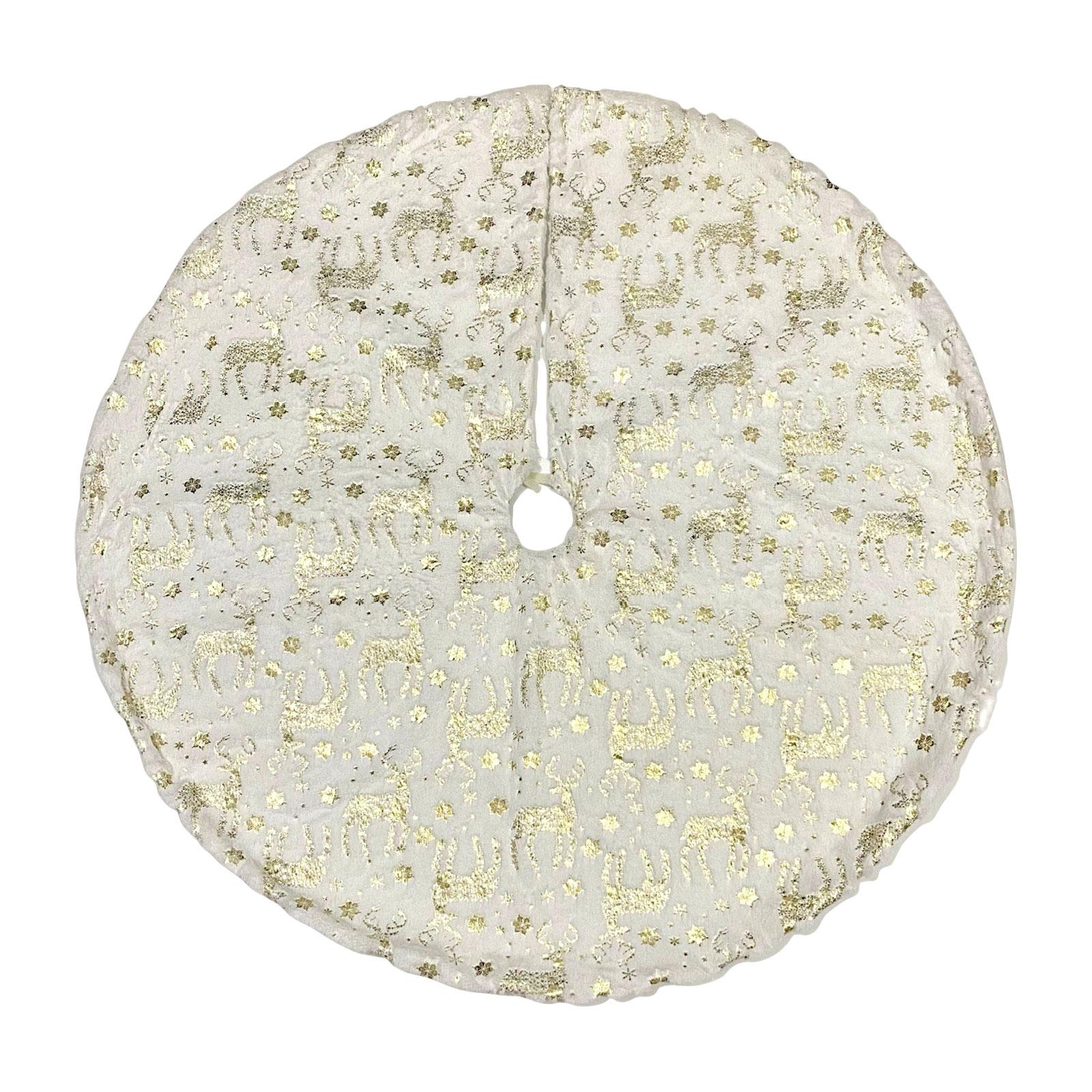 

Юбка с рождественской елкой Юбка с украшением в виде снежинки Рождественское украшение Орнамент One Size белый