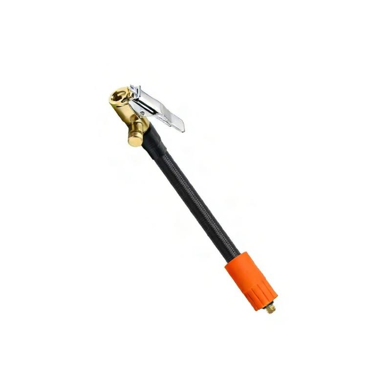 16cm-100cm Air Pumps Hose Connector with Locking Air Chuck Standard Tire Valves Fine Thread Tire Inflator Hose Adapter