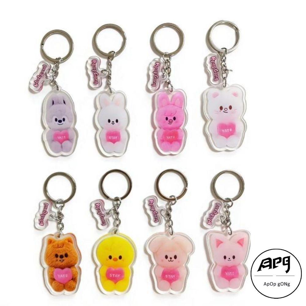 Porte-clés exclusif SKZOO × ApopGong, pour le 8ème de Stray Kids