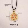 Ancient Gold Sand Eight-Treasure Compass Blessing Necklace - Chinese Retro Copper Alloy Jewelry