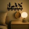 1pc Ant Themed Metal Wall Hook Key Holder 5 Hooks Rustproof Heavy Duty Space Saving Organizer Home Office Entryway Decor