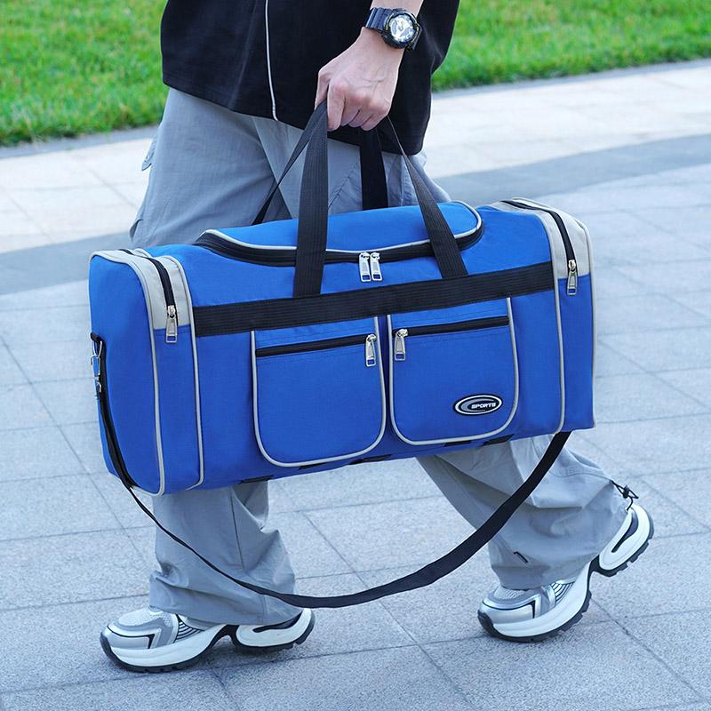 Large-capacity Waterproof Foldable Hand-held Travel Bag Short-distance Travel Multifunctional Luggage Bag Lightweight Burden-reducing Storage Bag