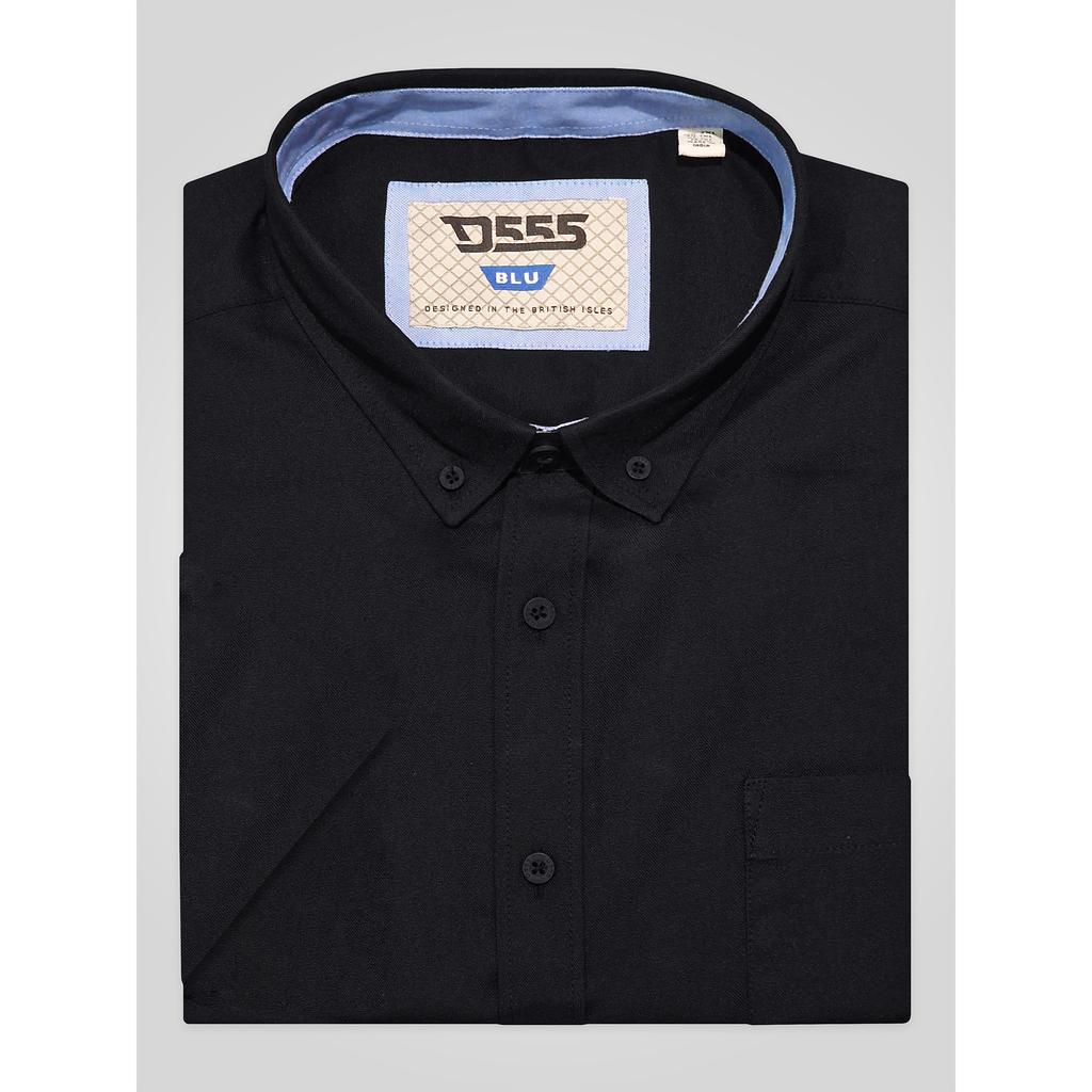 Duke Mens D555 James Oxford Kingsize Short-Sleeved Shirt