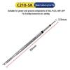 Repairman 210 Soldering Iron Tip - Universal Domestic Head for Sugon T26, C210 Heating Core, Straight Point & Bent Blade.