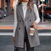 Women's Sleeveless Double Breasted Blazer Vest, Casual Slim Fit Suit Vest, Office Wear Tops
