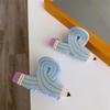 Elegant Pencil Hair Claw for Women Girl Creative Shape Claw Clip Hair Grip Ponytail Holder Back To School Hair Decors