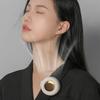 USB Hanging Waist Neck Fan 900mAh Bladeless Electric Clip Fan Wearable Personal Body Air Cooling Fans For Outdoor Hiking Camping
