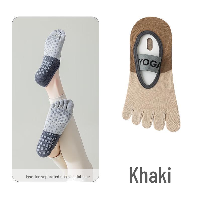 Junbie Women s Five-Toe Pilates Yoga Socks